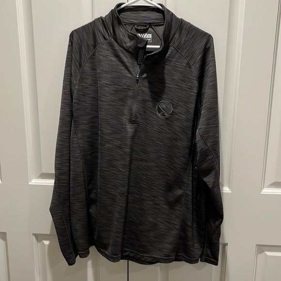 Men’s Buffalo Sabres 1/4 zip. XL. Grey/black color - Picture 1 of 5